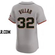 David Villar Men's San Francisco Giants Gray Elite Road Jersey
