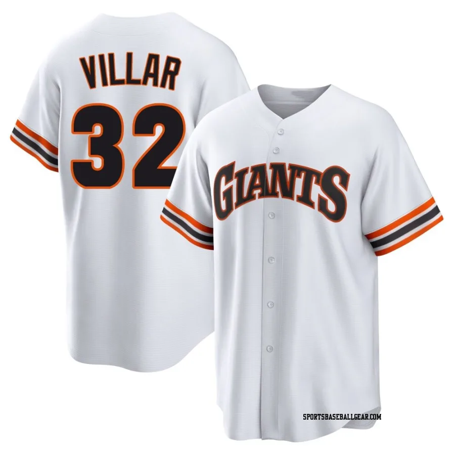 David Villar Youth San Francisco Giants White Limited Throwback Cooperstown Collection Jersey