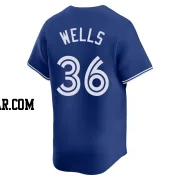 David Wells Youth Toronto Blue Jays Royal Limited Alternate Jersey
