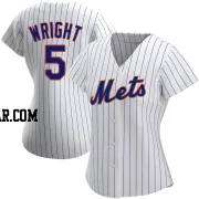 David Wright Women's New York Mets White Replica Home Jersey
