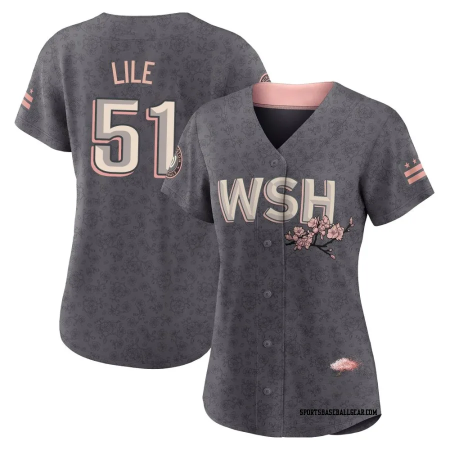 Daylen Lile Women's Washington Nationals Gray Replica 2022 City Connect Jersey