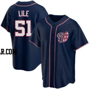 Daylen Lile Youth Washington Nationals Navy Replica Alternate Team Jersey