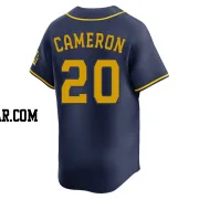 Daz Cameron Men's Milwaukee Brewers Navy Limited Alternate Jersey
