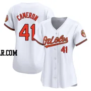 Daz Cameron Women's Baltimore Orioles White Limited Home Jersey