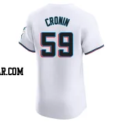 Declan Cronin Men's Miami Marlins White Elite Home Jersey