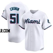 Declan Cronin Men's Miami Marlins White Limited Home Jersey