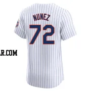 Dedniel Nunez Men's New York Mets White Elite Home Jersey