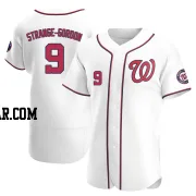 Dee Strange-Gordon Men's Washington Nationals White Authentic Home Jersey