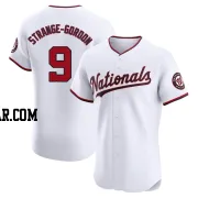 Dee Strange-Gordon Men's Washington Nationals White Elite Home Jersey