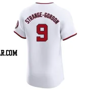 Dee Strange-Gordon Men's Washington Nationals White Elite Home Jersey