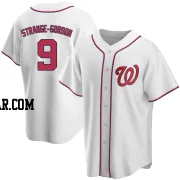 Dee Strange-Gordon Youth Washington Nationals White Replica Home Jersey