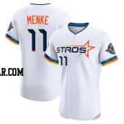 Denis Menke Men's Houston Astros White Elite 2025 City Connect Jersey