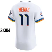 Denis Menke Men's Houston Astros White Elite 2025 City Connect Jersey