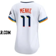 Denis Menke Women's Houston Astros White Limited 2025 City Connect Jersey
