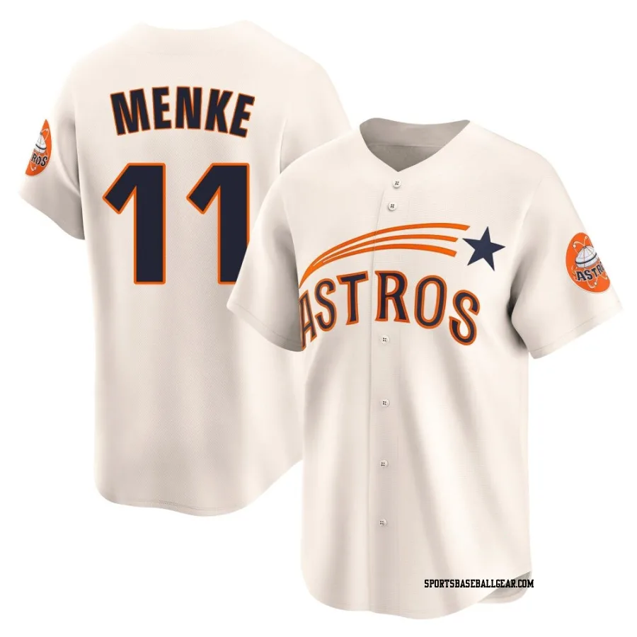 Denis Menke Youth Houston Astros Cream Limited Throwback Cooperstown Collection Jersey