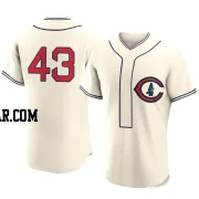 Dennis Eckersley Men's Chicago Cubs Cream Authentic 2022 Field Of Dreams Jersey