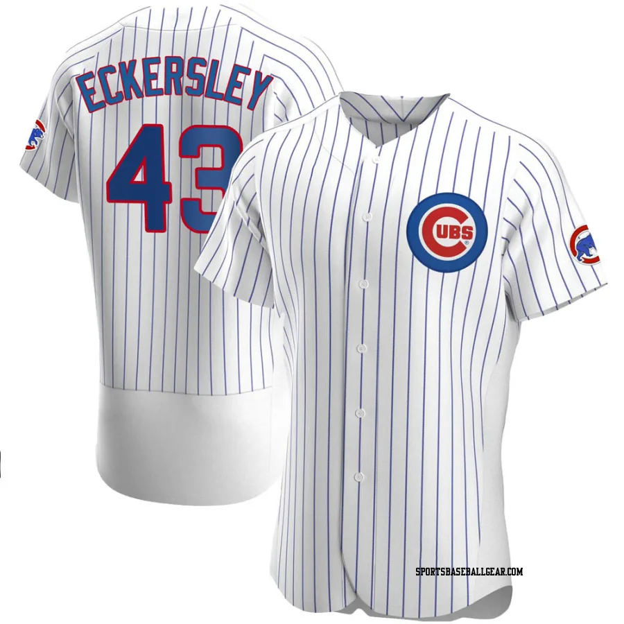 Dennis Eckersley Men's Chicago Cubs White Authentic Home Jersey