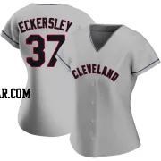 Dennis Eckersley Women's Cleveland Guardians Gray Replica Road Jersey