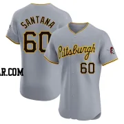 Dennis Santana Men's Pittsburgh Pirates Gray Elite Road Jersey