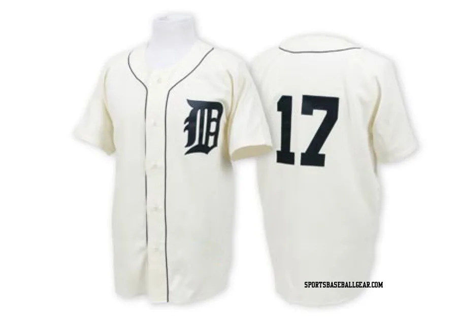 Denny McLain Men's Detroit Tigers White Authentic Throwback Jersey
