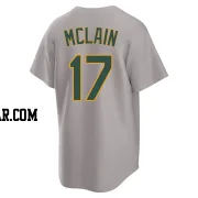 Denny Mclain Youth Oakland Athletics Gray Replica Away 2.0 Jersey