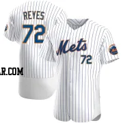 Denyi Reyes Men's New York Mets White Authentic Home Jersey