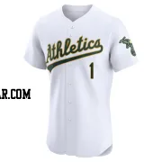 Denzel Clarke Men's Oakland Athletics White Elite Home Jersey