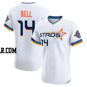 Derek Bell Men's Houston Astros White Elite 2025 City Connect Jersey