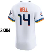 Derek Bell Men's Houston Astros White Elite 2025 City Connect Jersey