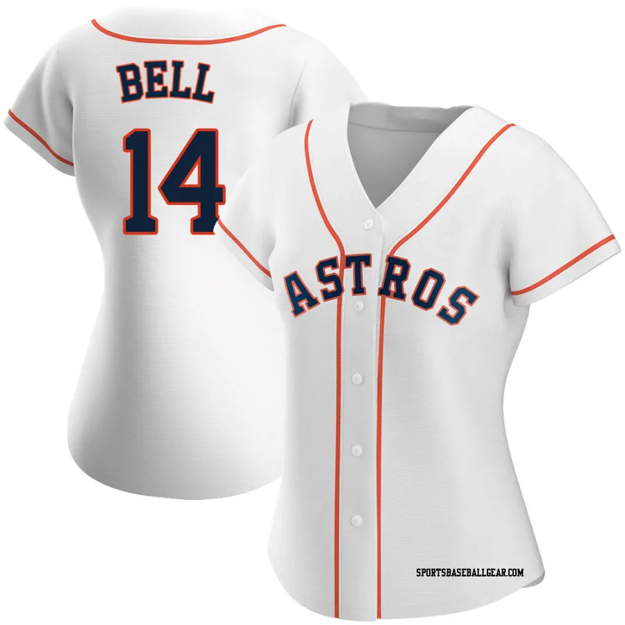 Derek Bell Women's Houston Astros White Authentic Home Jersey