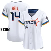 Derek Bell Women's Houston Astros White Limited 2025 City Connect Jersey