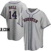 Derek Bell Youth Houston Astros Gray Replica Road Jersey