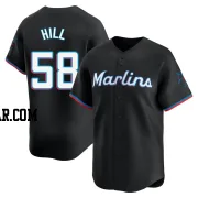 Derek Hill Youth Miami Marlins Black Limited Alternate Jersey