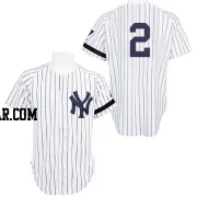 Derek Jeter Men's New York Yankees White Replica Practice Throwback Jersey