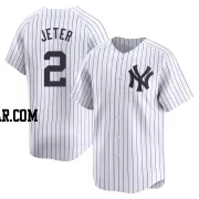 Derek Jeter Youth New York Yankees White Limited Yankee Home Jersey