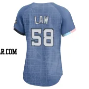 Derek Law Women's Washington Nationals Blue Limited 2025 City Connect Jersey