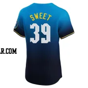Devin Sweet Men's Philadelphia Phillies Blue Elite 2024 City Connect Jersey