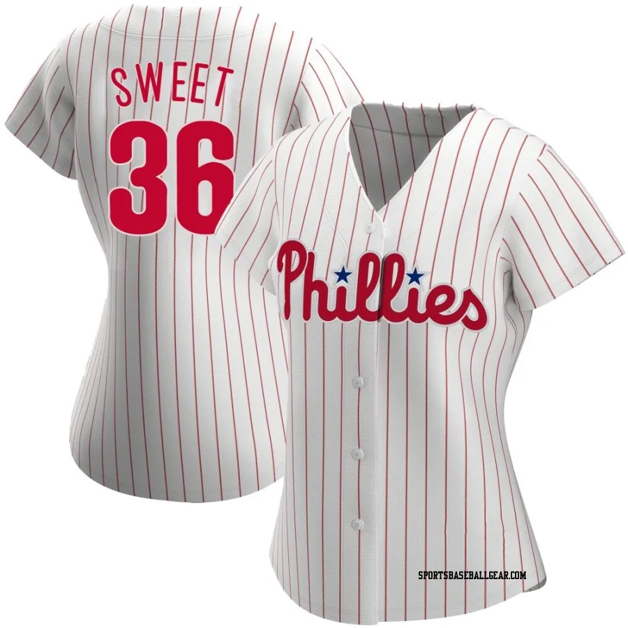 Devin Sweet Women's Philadelphia Phillies White Authentic Home Jersey