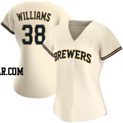 Devin Williams Women's Milwaukee Brewers Cream Authentic Home Jersey