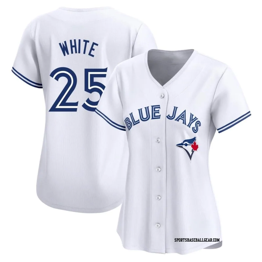 Devon White Women's Toronto Blue Jays White Limited Home Jersey
