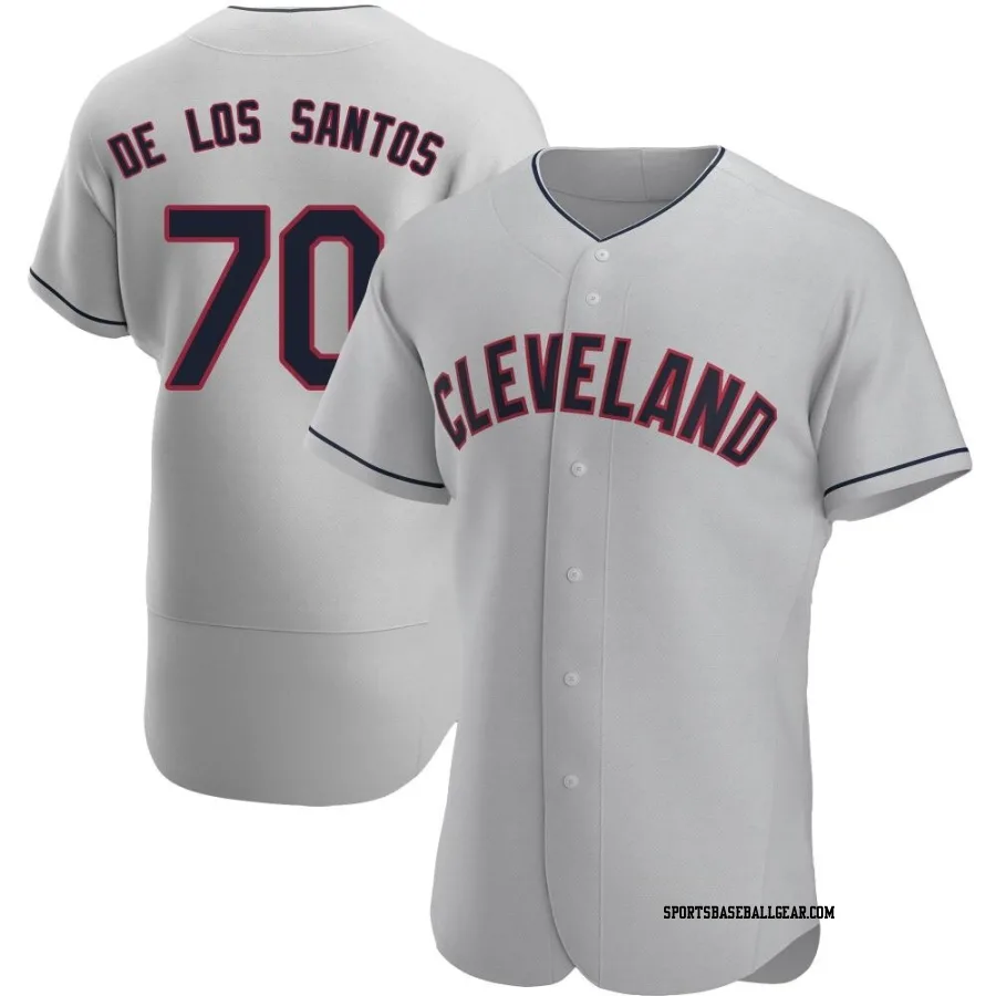 Deyvison De Los Santos Men's Cleveland Guardians Gray Authentic Road Jersey