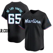 Deyvison De Los Santos Men's Miami Marlins Black Limited Alternate Jersey