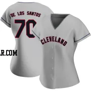 Deyvison De Los Santos Women's Cleveland Guardians Gray Authentic Road Jersey