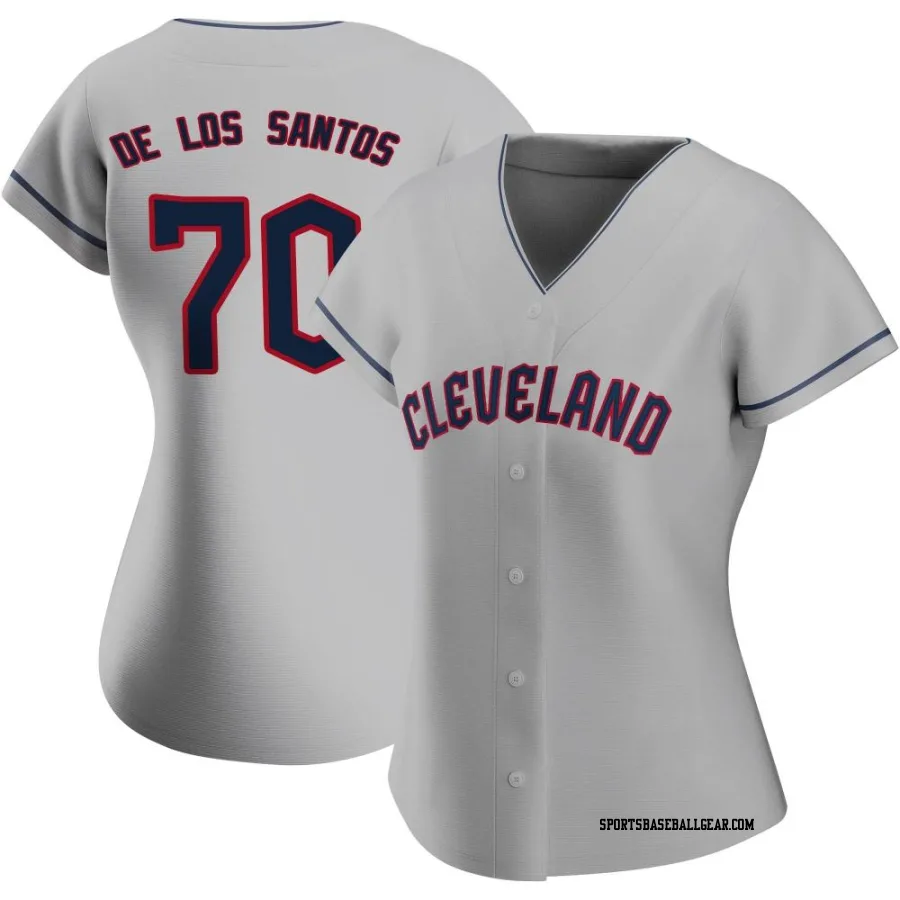 Deyvison De Los Santos Women's Cleveland Guardians Gray Replica Road Jersey