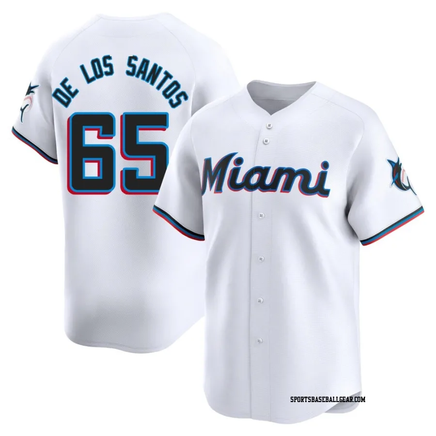 Deyvison De Los Santos Youth Miami Marlins White Limited Home Jersey