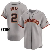 Dick Dietz Men's San Francisco Giants Gray Limited Away Jersey