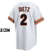 Dick Dietz Men's San Francisco Giants White Limited Throwback Cooperstown Collection Jersey