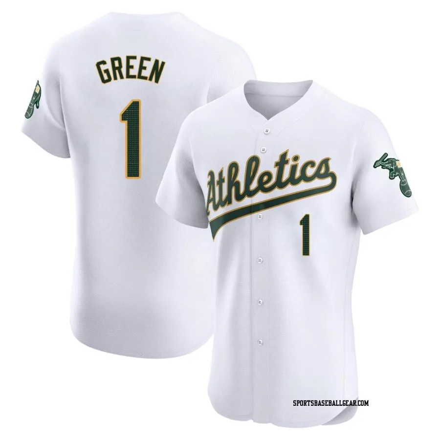 Dick Green Men's Oakland Athletics White Elite Home Jersey
