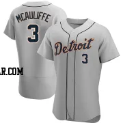 Dick Mcauliffe Men's Detroit Tigers Gray Authentic Road Jersey