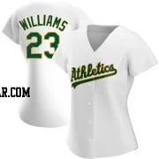 Dick Williams Women's Oakland Athletics White Replica Home Jersey